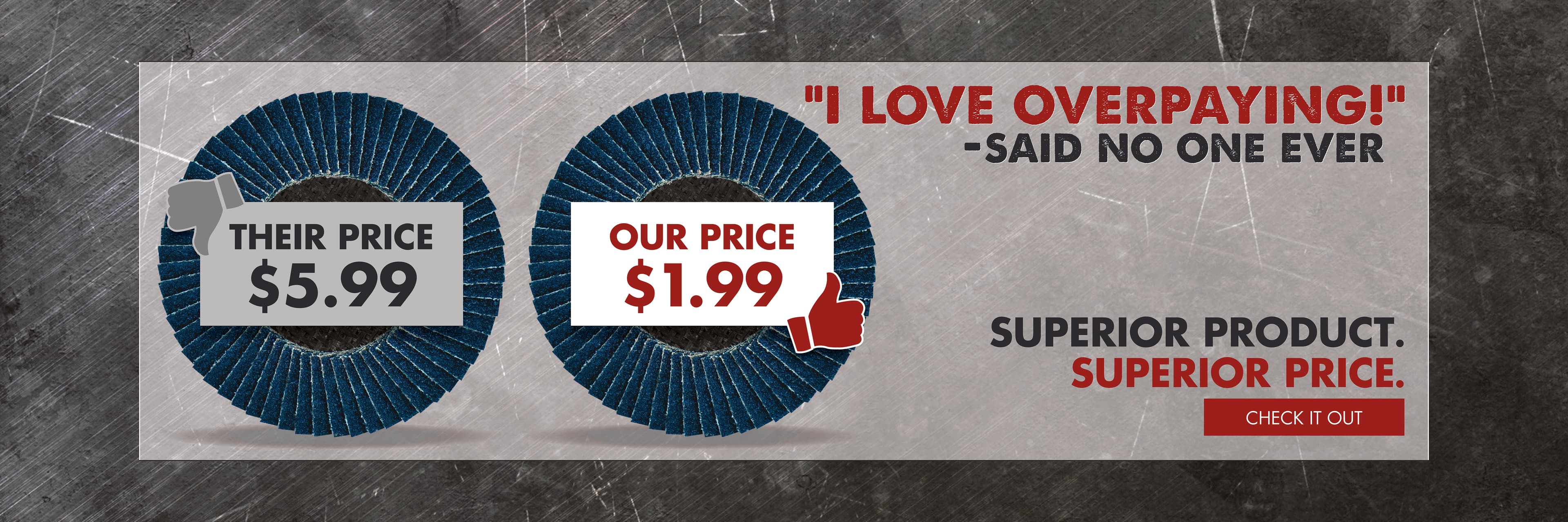 Lehigh Valley Abrasives integrated product campaign graphics
