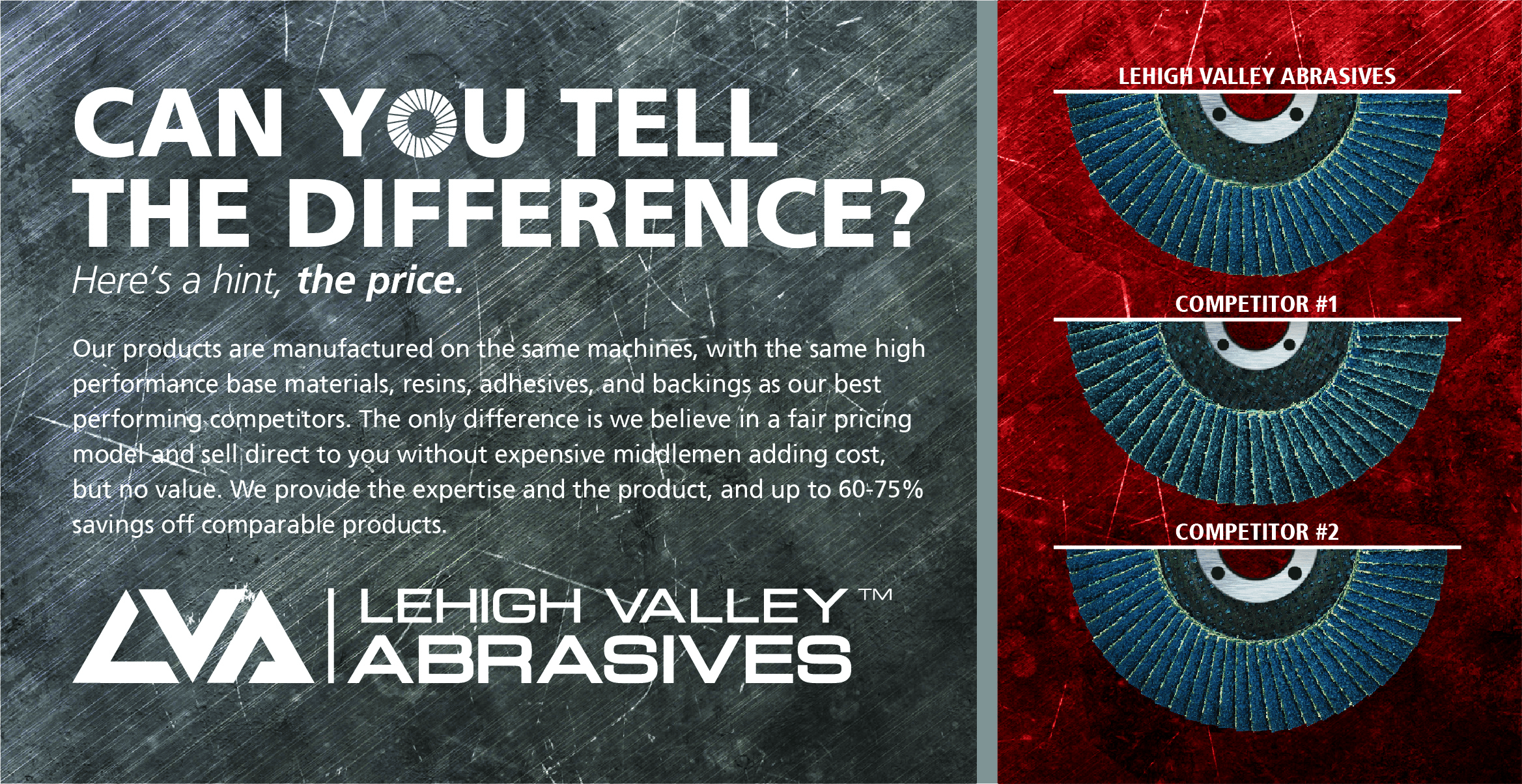 Lehigh Valley Abrasives product insert
