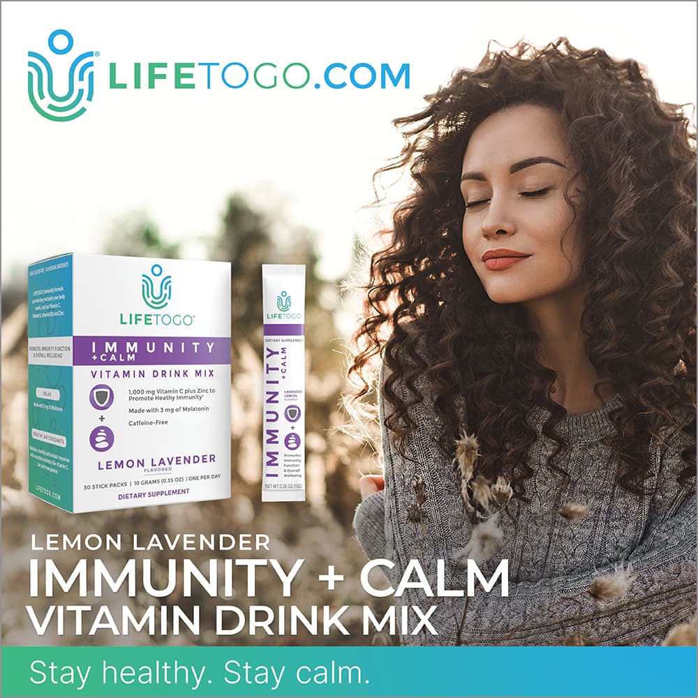 LifeToGo Immunity Drink Mix campaign