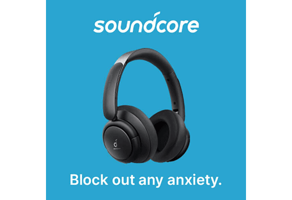 Soundcore headphones ecommerce creative