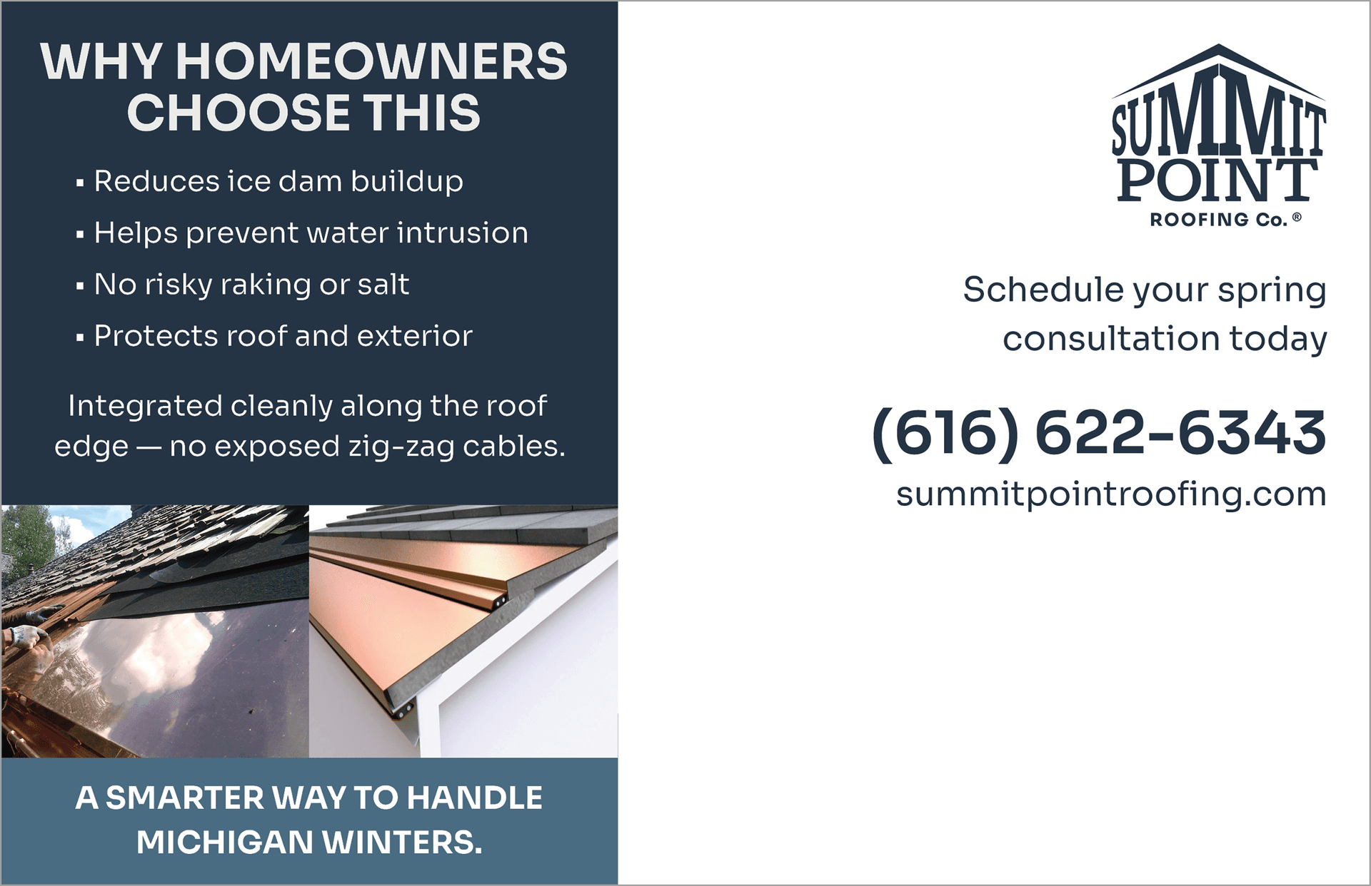 Summit Point Roofing referral and promotional campaign