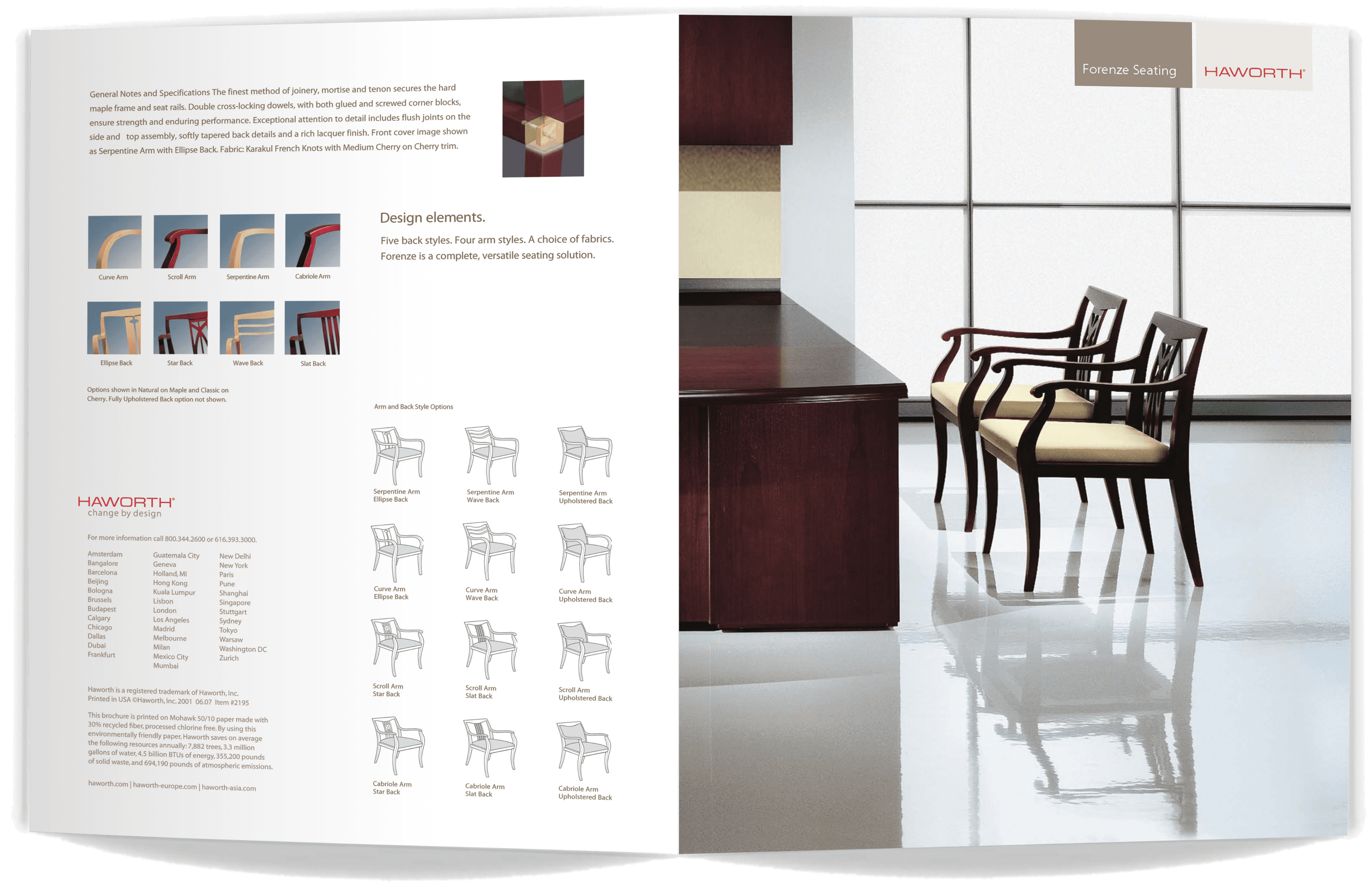 Furniture campaign design and product imagery