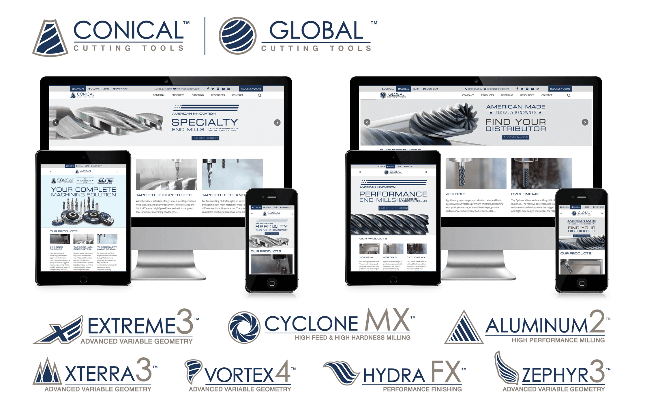 Conical catalog spreads